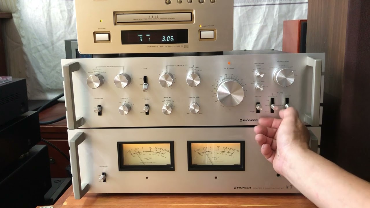 Bộ Pioneer pre C-73 pow M73 zin đẹp giá 9,5 triệu. Gọi 0903.747.111. Cảm ơn.
