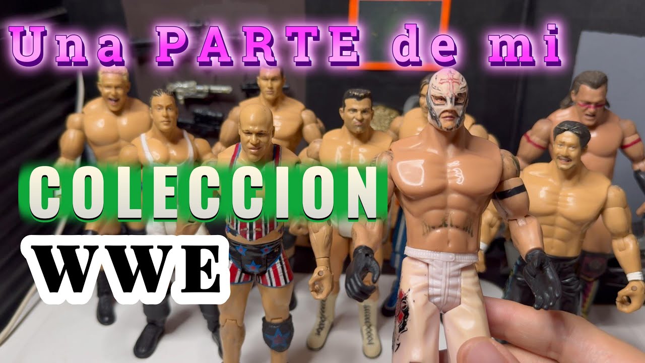 Mi COLECCION de WWE | Te muestro mis FIGURAS de LUCHADORES #reymisterio #wwe #jonhcena