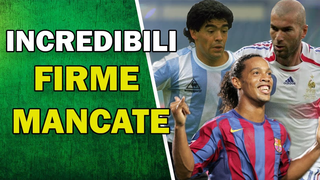 I TRASFERIMENTI che potevano cambiare la STORIA del calcio