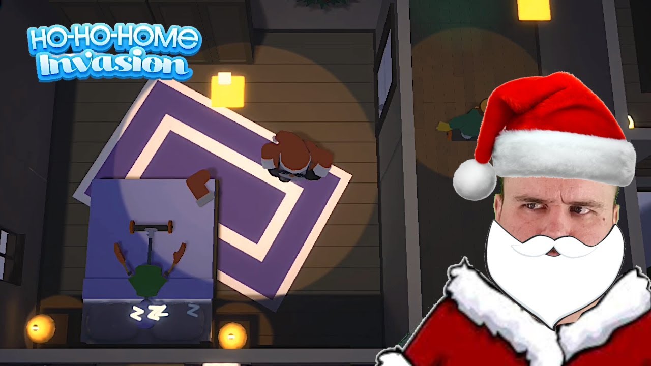 We practice our Santa stealth skills to deliver presents in Ho-Ho-Home Invasion