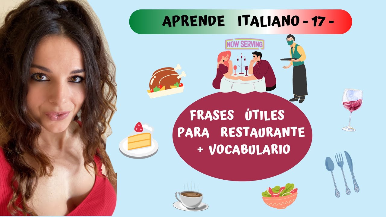 Frases útiles para ir al RESTAURANTE - Aprender Italiano Fácil y Rápido -