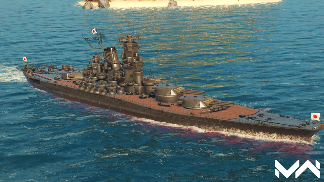 IJN Yamato - Old Battleship but can still fight Modern Ships - Modern Warships