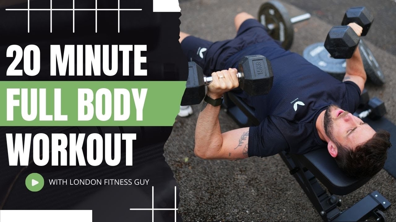 20-минутная тренировка всего тела дома 💪 | Только гантели | Быстро нарастите мышцы и силу