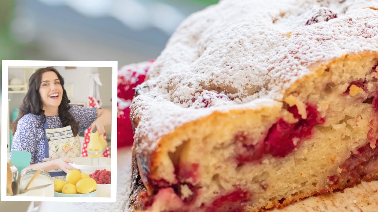 THE BEST LEMON RASPBERRY CAKE