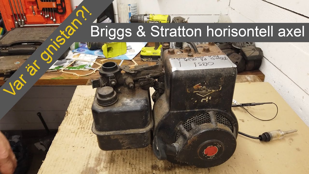 Briggs & Stratton horisontell axel - Var är gnistan?