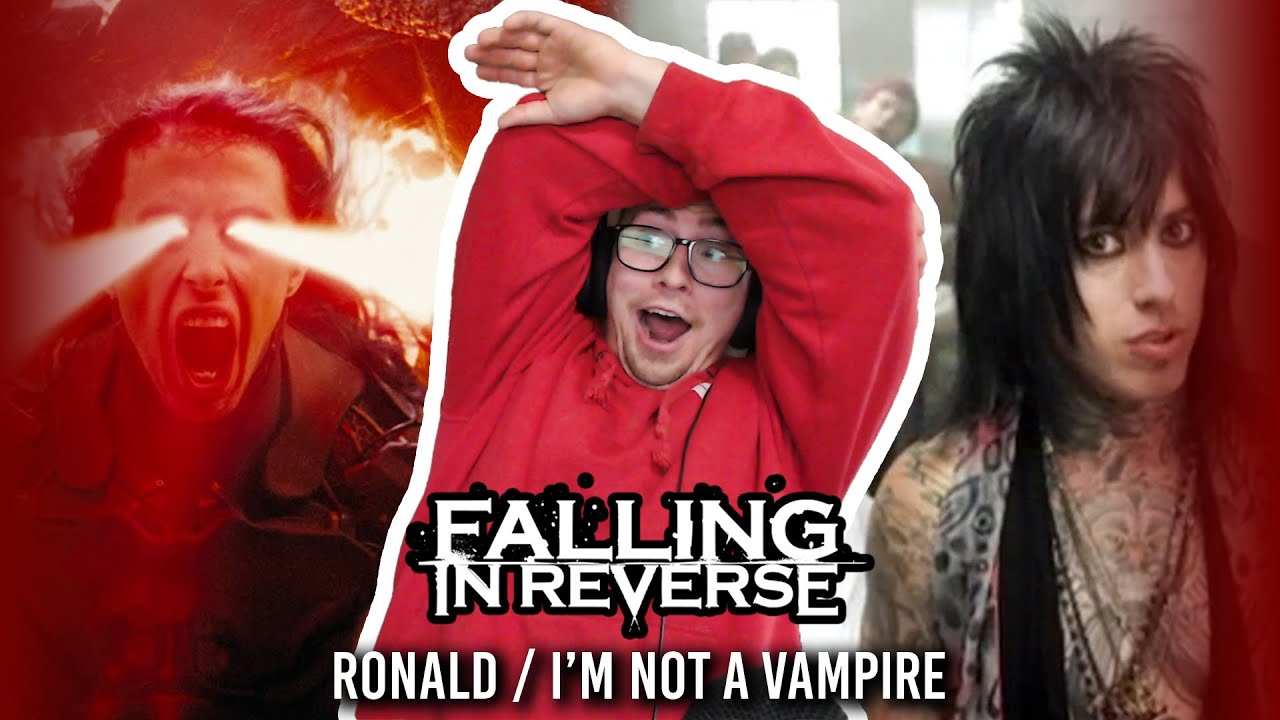 DOUBLE METAL REACTION! Falling In Reverse - Ronald / Im Not A Vampire (Revamped)!