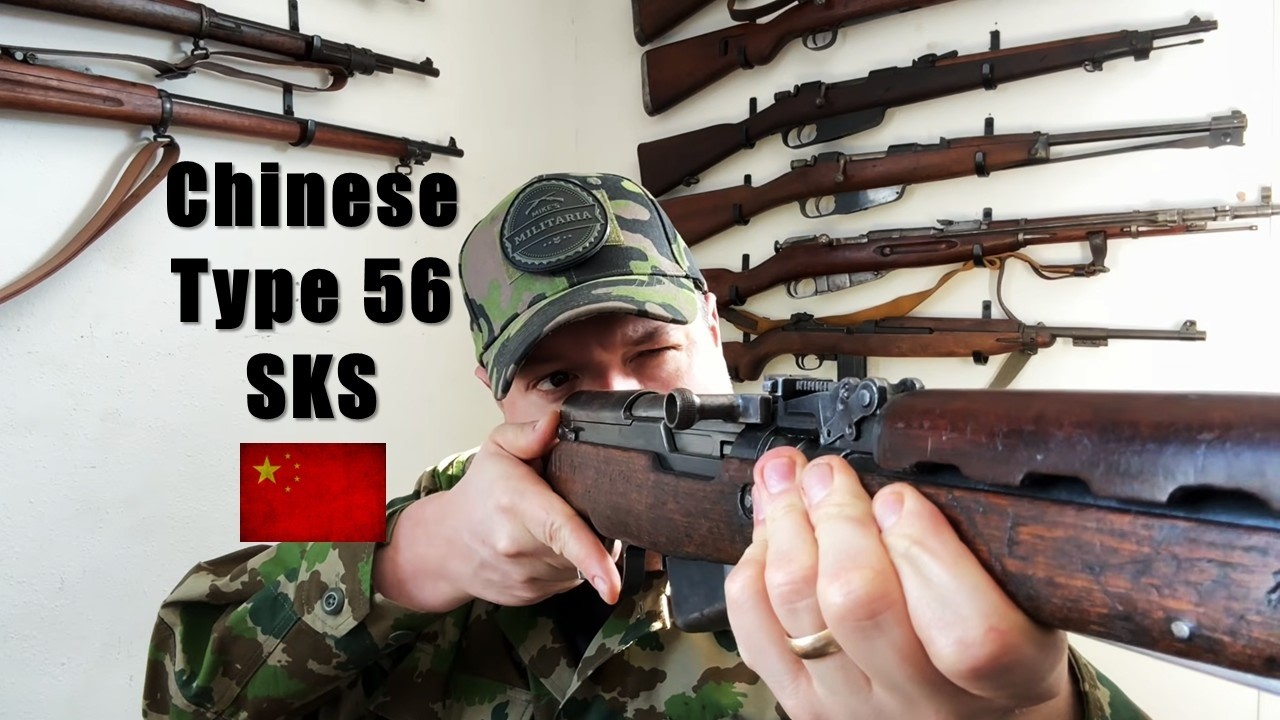 Мой китайско-албанский СКС Type 56 с выгравированным на прикладе названием.