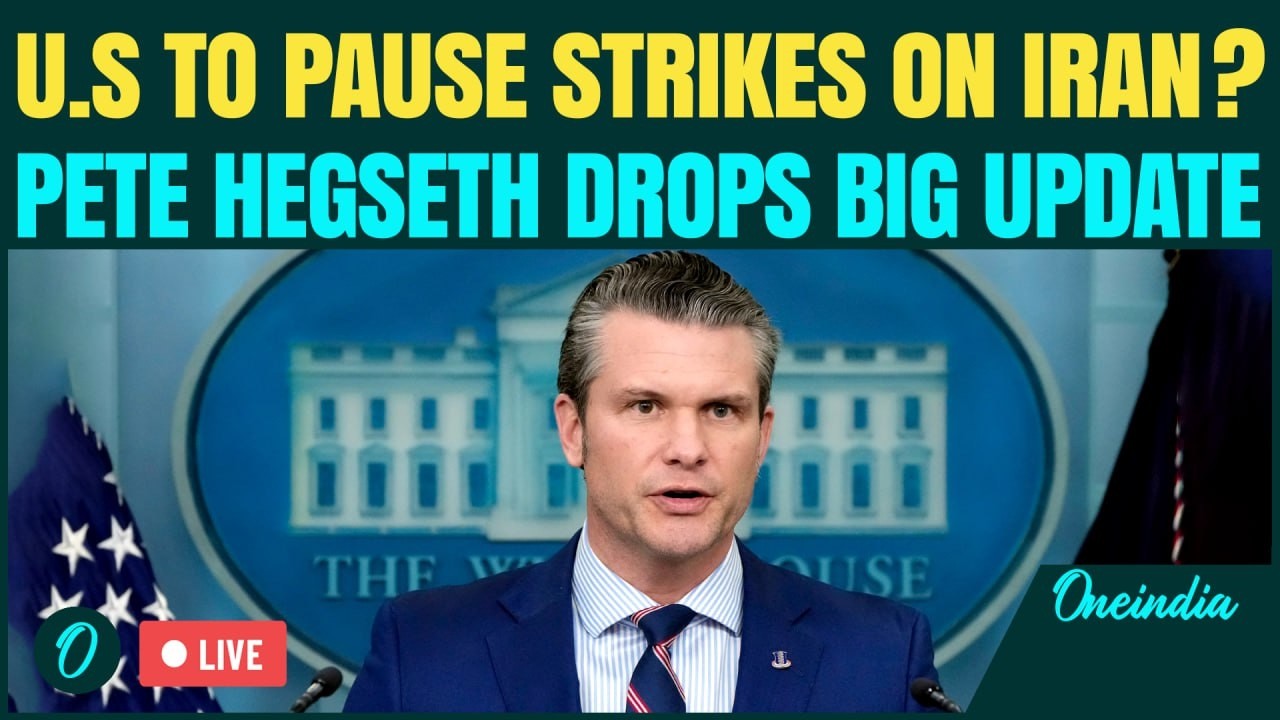 LIVE: Pete Hegseth and Pentagon Chief DROPS Big Update on U.S Strikes on Iran | U.S To Retreat?