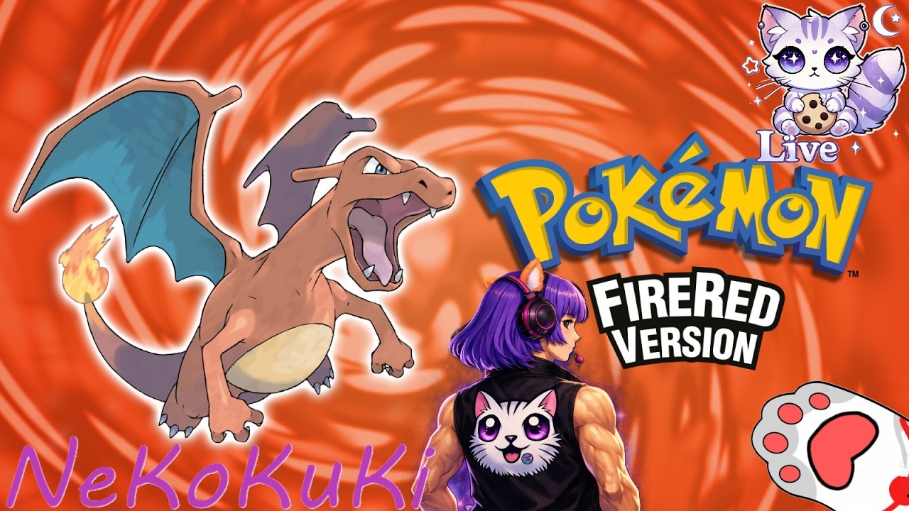 💜| Pokémon FireRed Version | EP.3【Vertical】【Switch】💜