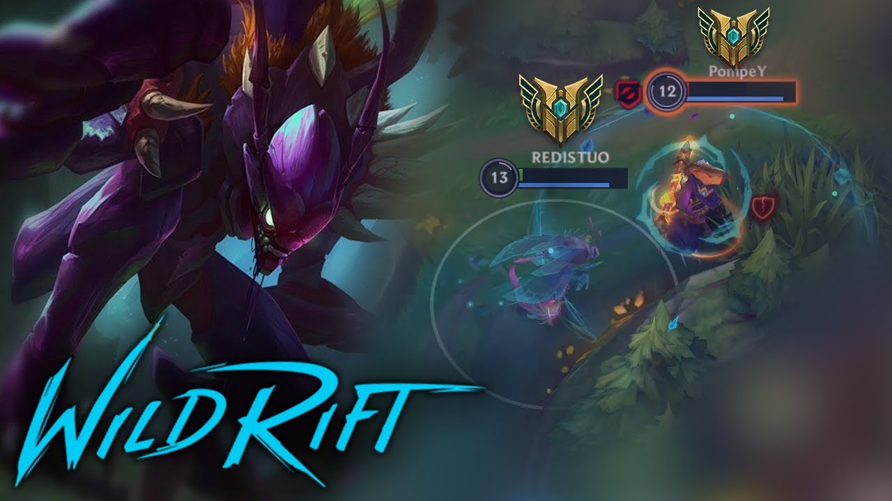 KHA'ZIX KILLING SPREE IN 1 MINUTE?! - WILD RIFT