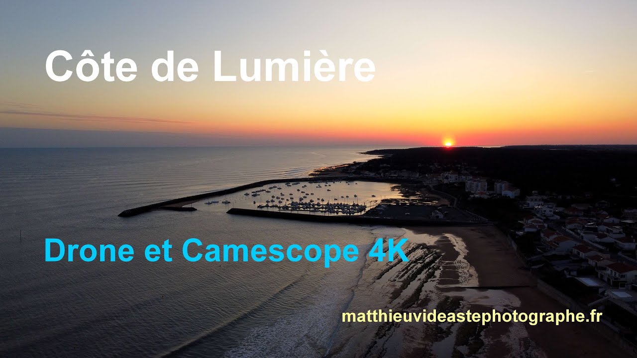 La Cote de Lumière en Vendée - Drone et caméscope 4K