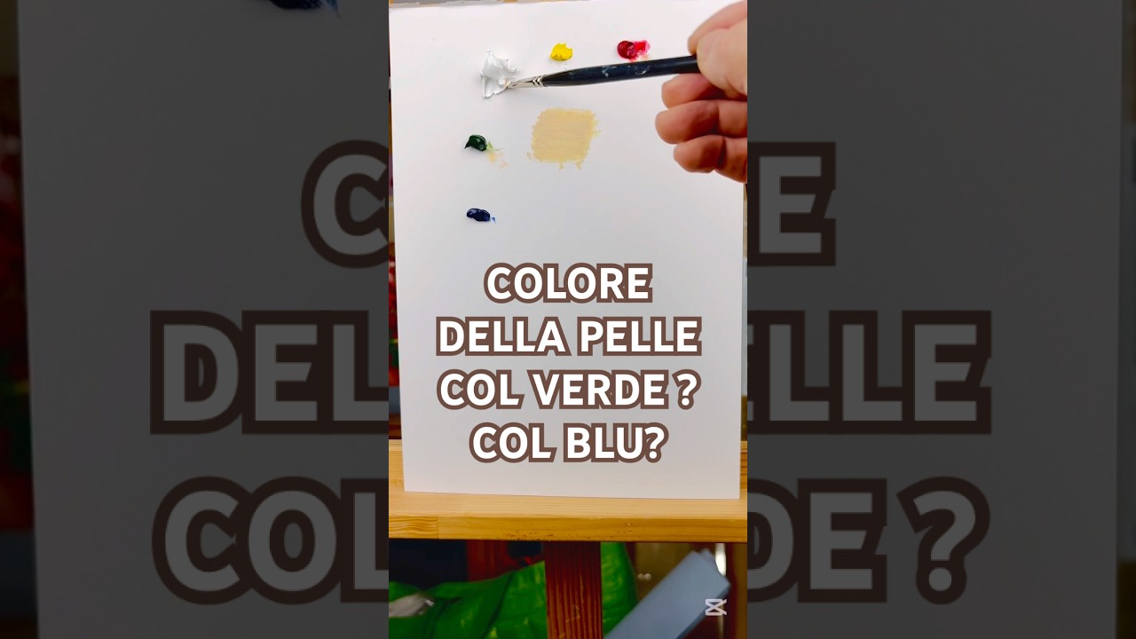 Incarnato con il blu o con il verde&hellip;o tutti e due 👨🏼&zwj;🎨 #mixingcolors #colormixing #oilpainting