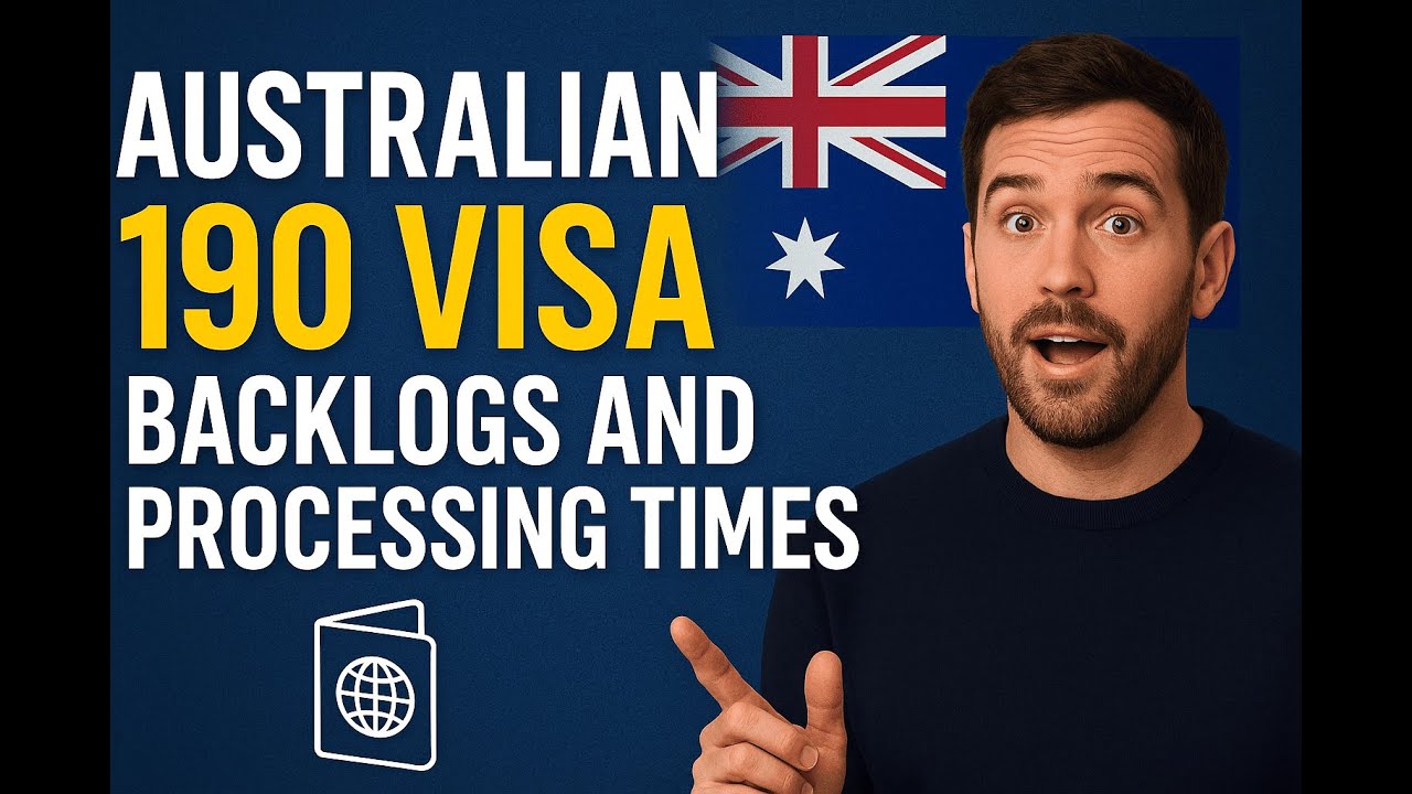 Australia 190 Skilled Nominated Visa backlog and Processing Time explained.