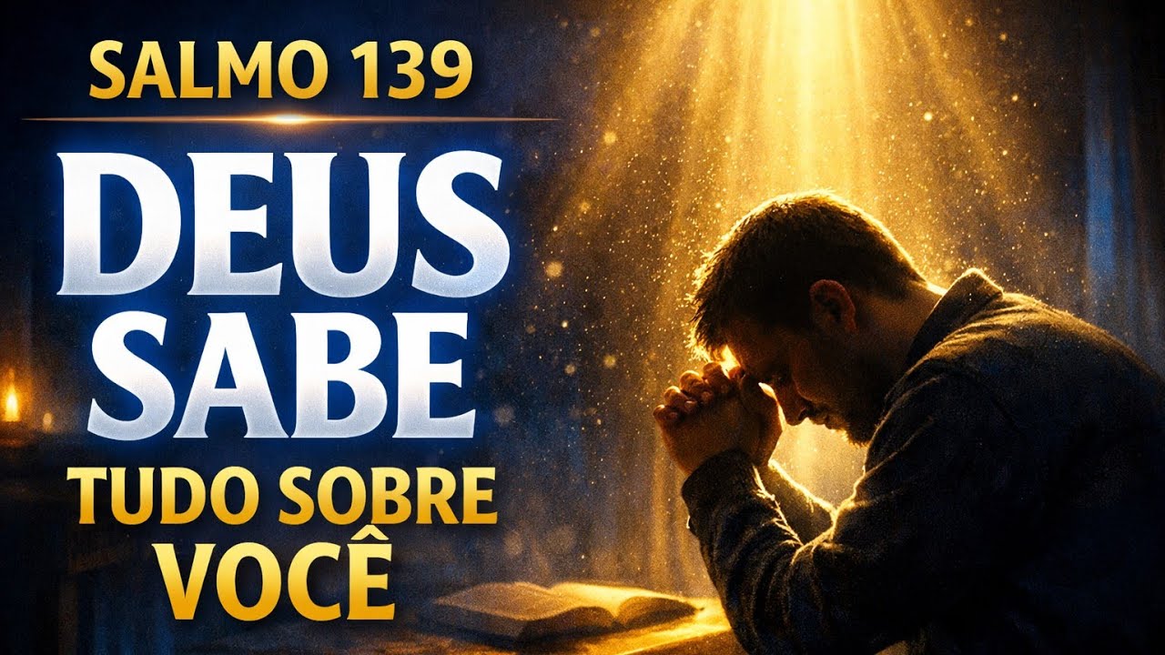 SALMO 139 – DEUS SABE TUDO SOBRE VOCÊ  Uma Reflexão Profunda que Vai Tocar Seu Coração
