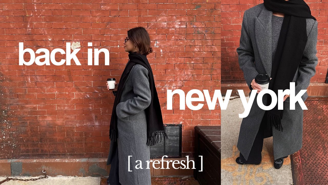 back in NYC: creating a routine & productivity
