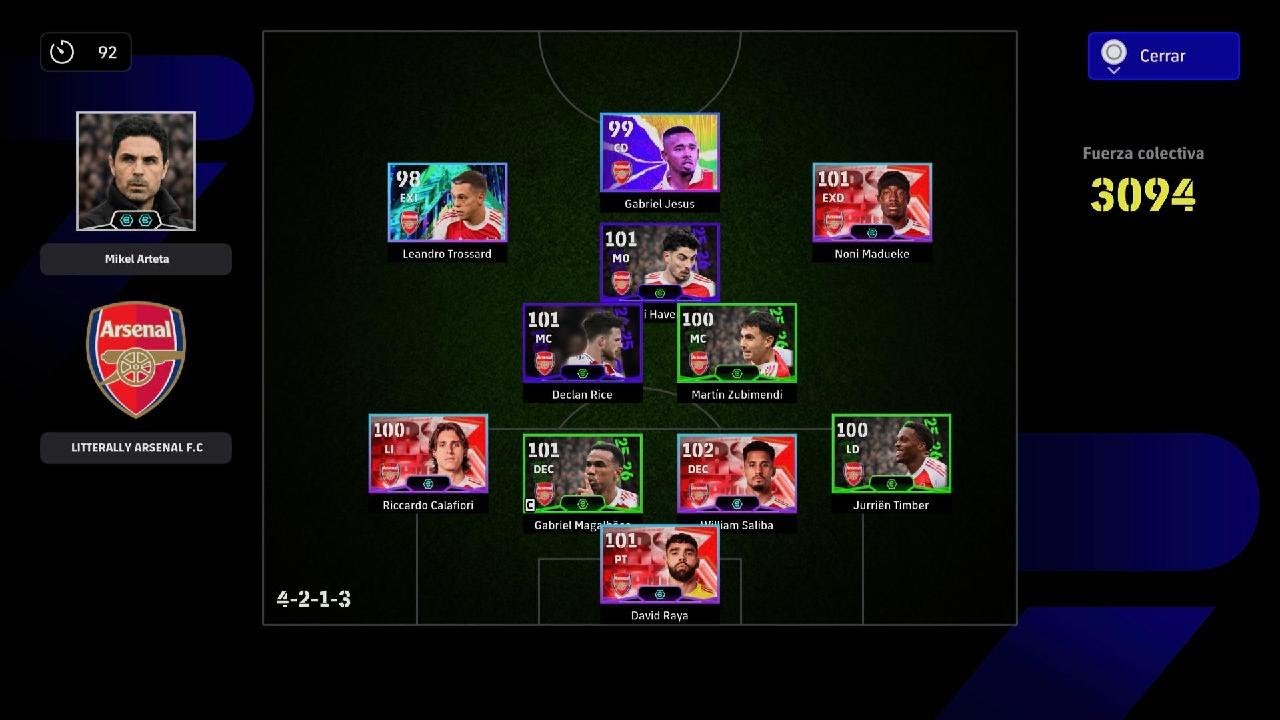 Road to Primera: vs literalmente Arsenal eFootball_2026