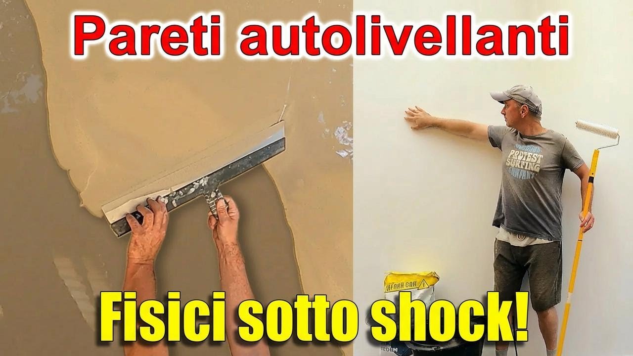 Muri perfettamente lisci con l'autolivellante: fai da te nella casa da 1000$ su due piani da 50 m²