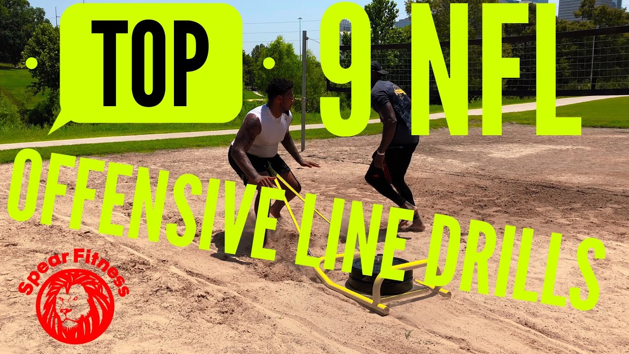 Top 9 NFL Offensive Line Drills - Coach Lyonel Anderson