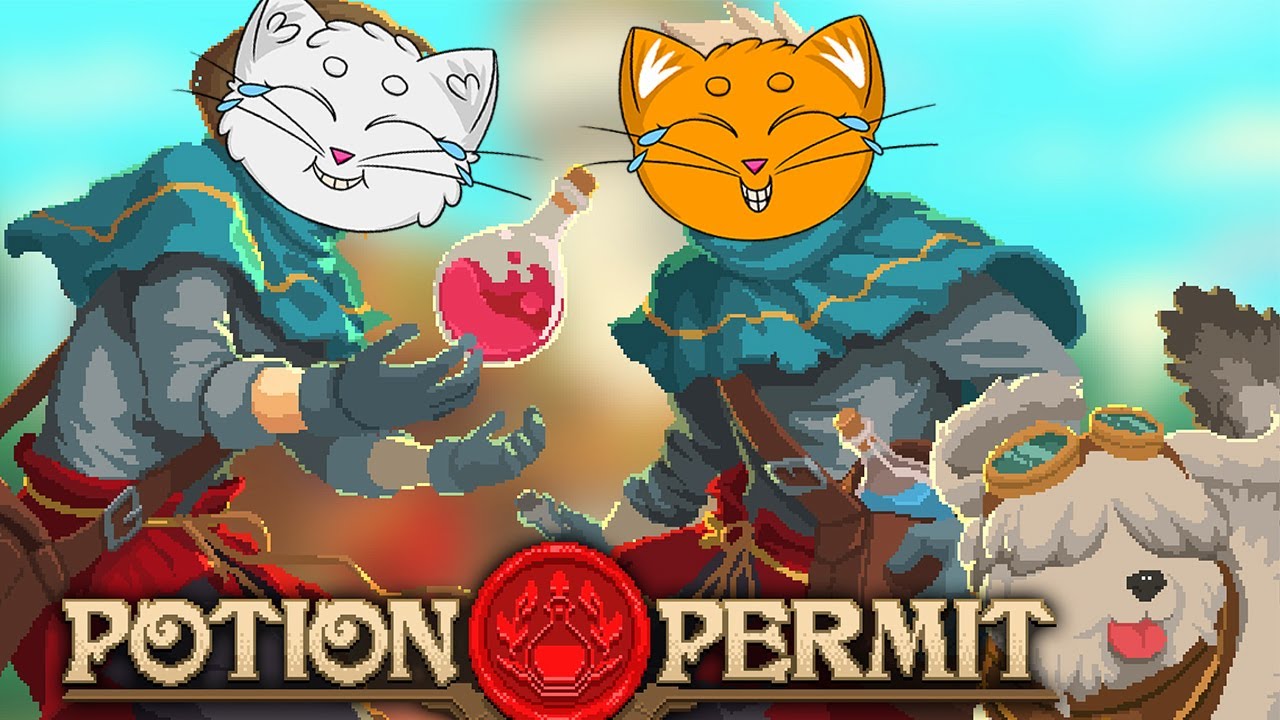 СОБАКА КИБОРГ И ЗЛЫЕ ОСТРОВИТЯНЕ 😹😹 | Potion Permit demo