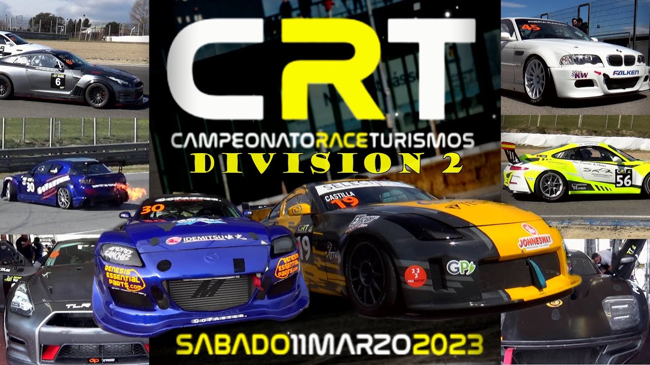 1ª prueba Campeonato RACE de turismos 2023 (CRT).DIVISION 2. Circuito del Jarama RACE. 11/MARZO/2023