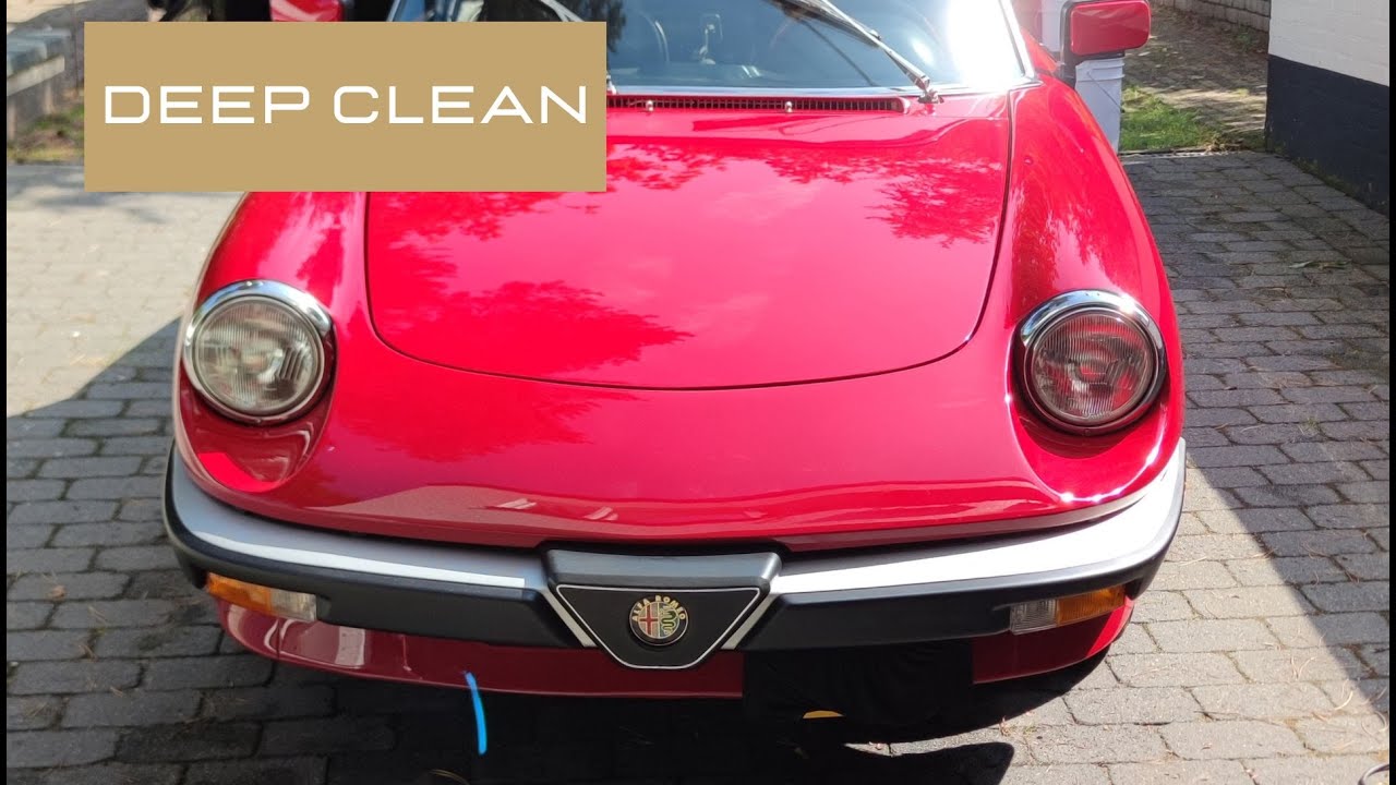 Alfa Romeo Spider Deep Clean | Classic Car Detailing