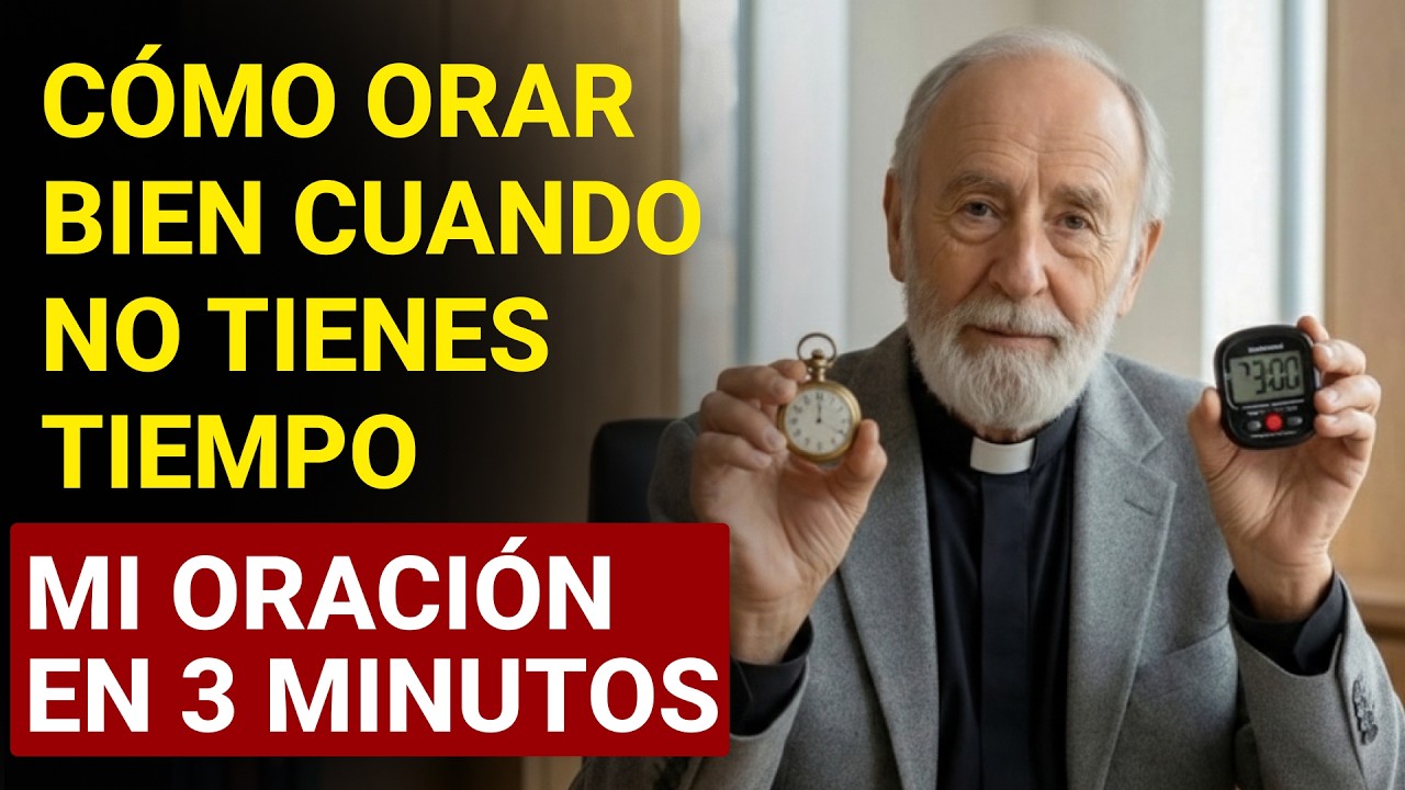 CÓMO ORAR BIEN CUANDO NO TIENES TIEMPO. MI ORACIÓN EN 3 MINUTOS