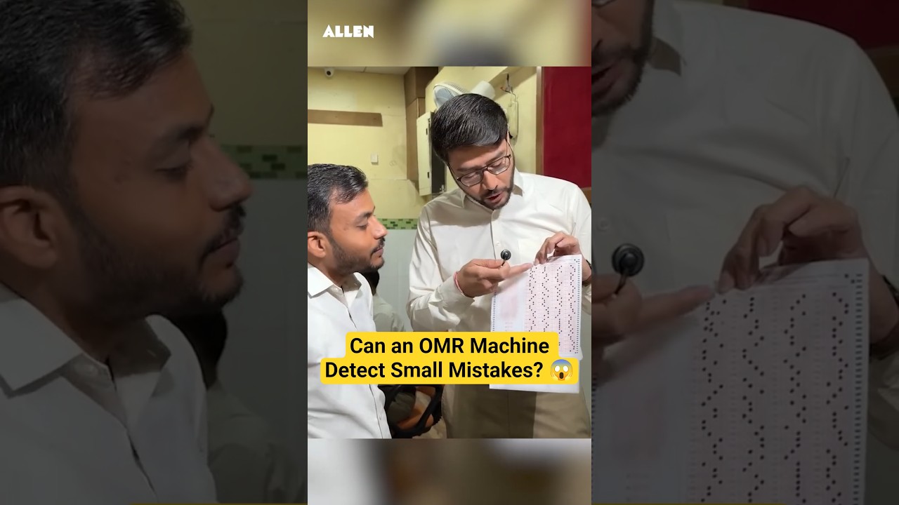 How OMR Sheets Are Actually Checked? 🧐| Mistake or Disaster? Don't Fill Your OMR Like This #neet2026