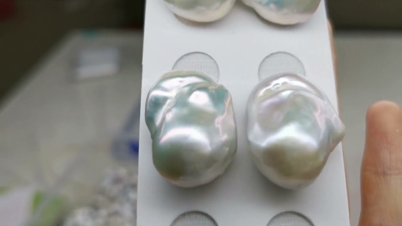 Large Fireball Twins | 18-28mm Paired Baroque Pearls For Earring Making