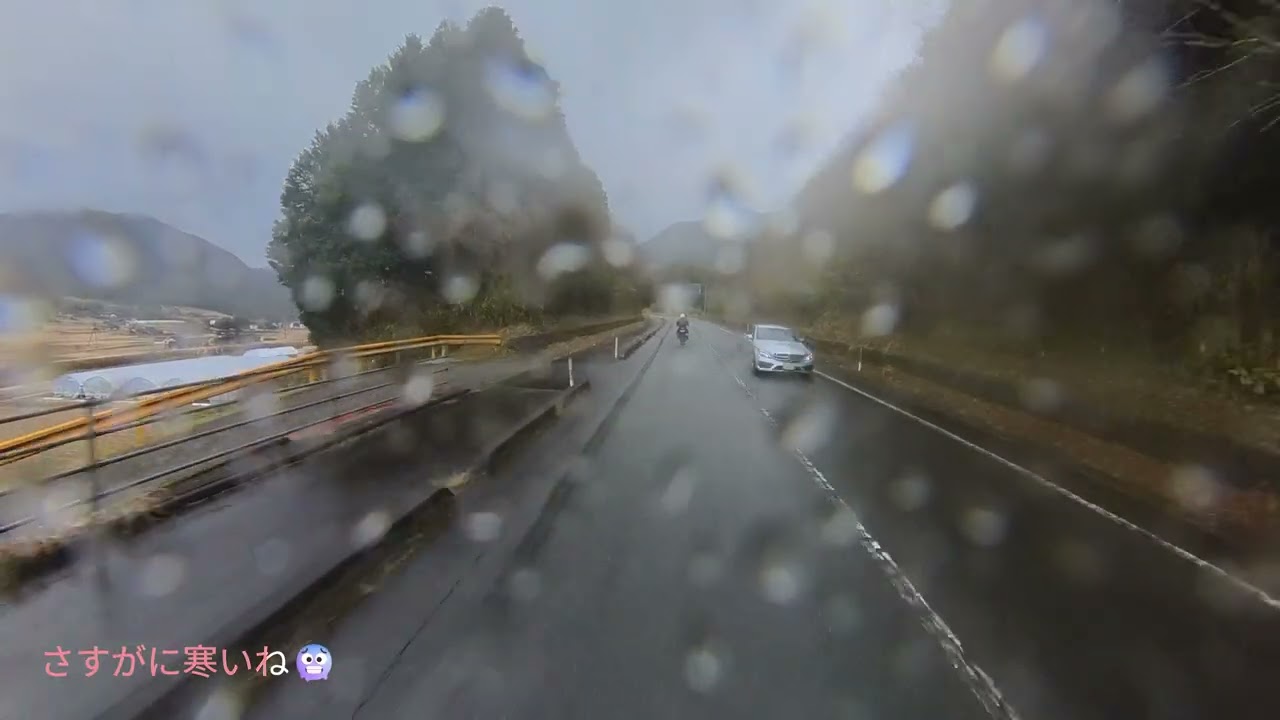 260208 寒波前日ツーリングｉｎ大島方面