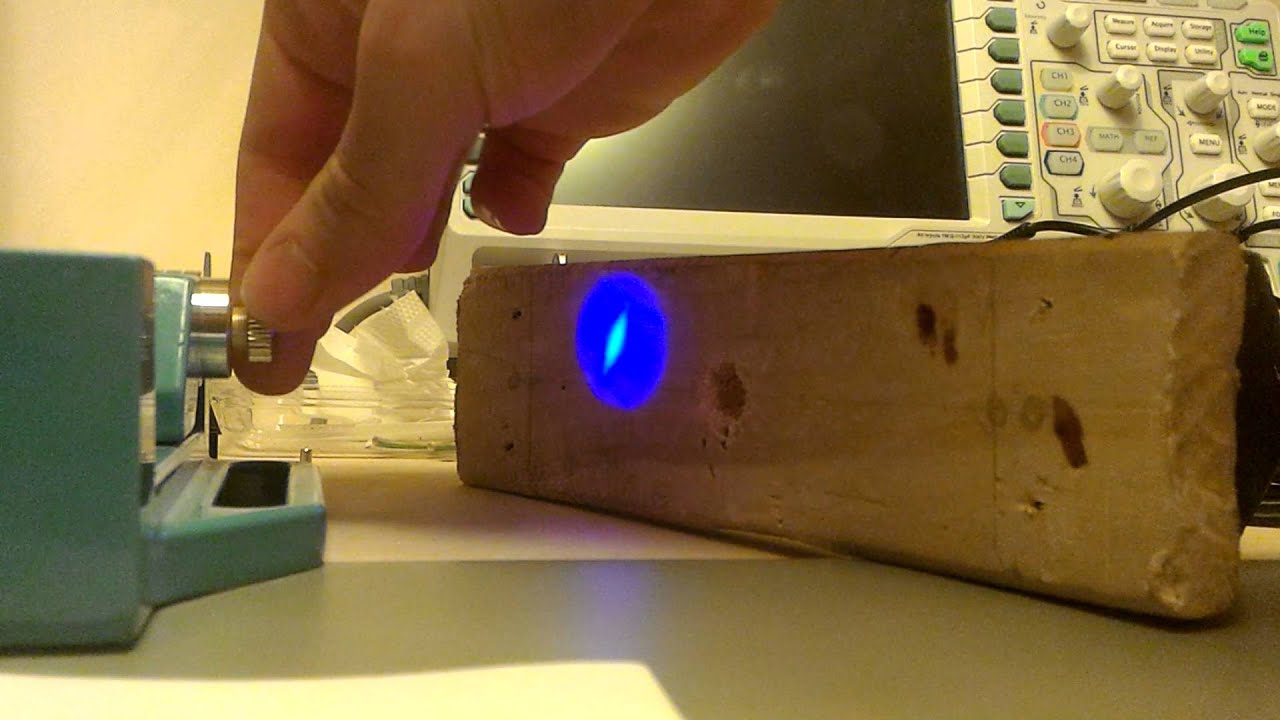 NUBM44 6W+ 450nm laser diode first test