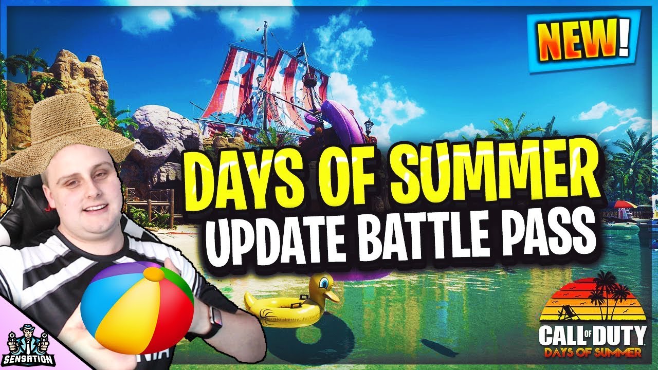 DAYS OF SUMMER UPDATE BLACK OPS 4 NEW BATTLE PASS & MAPS