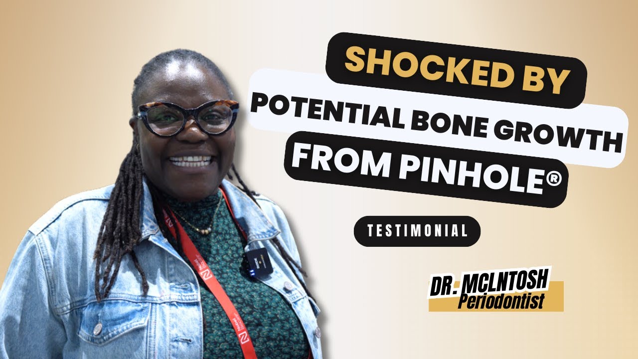 Periodonist Shocked by Potential Bone Growth from Pinhole | Dr. Crystal Mclntosh | AAP 2024 🦷🌟
