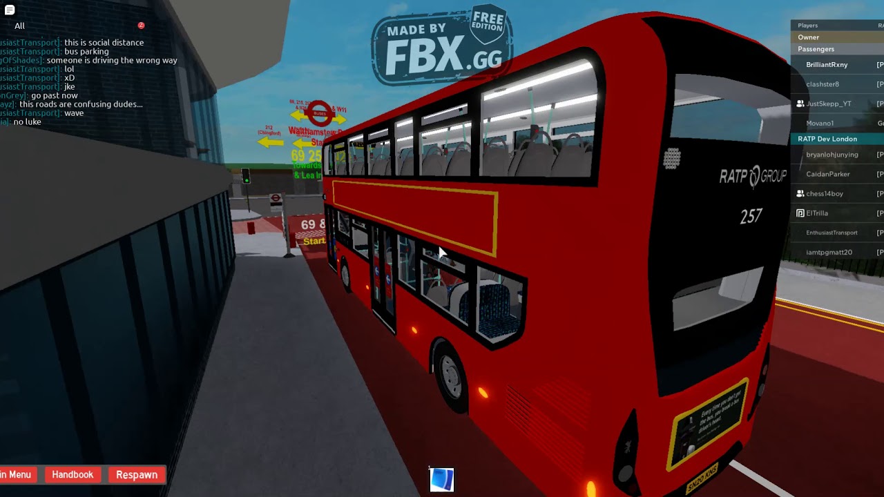 Roblox L&E. W15 and 257 from Whipps Cross to Leyton Road