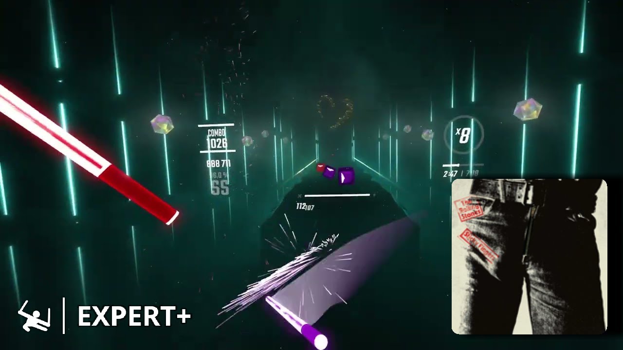 Beat Saber The Rolling Stones | Can't You Hear Me Knocking [Expert+]