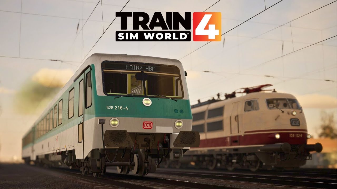 Nebeliger Morgen | BR 628 nach Mainz Hbf | TRAIN SIM WORLD 4 #104