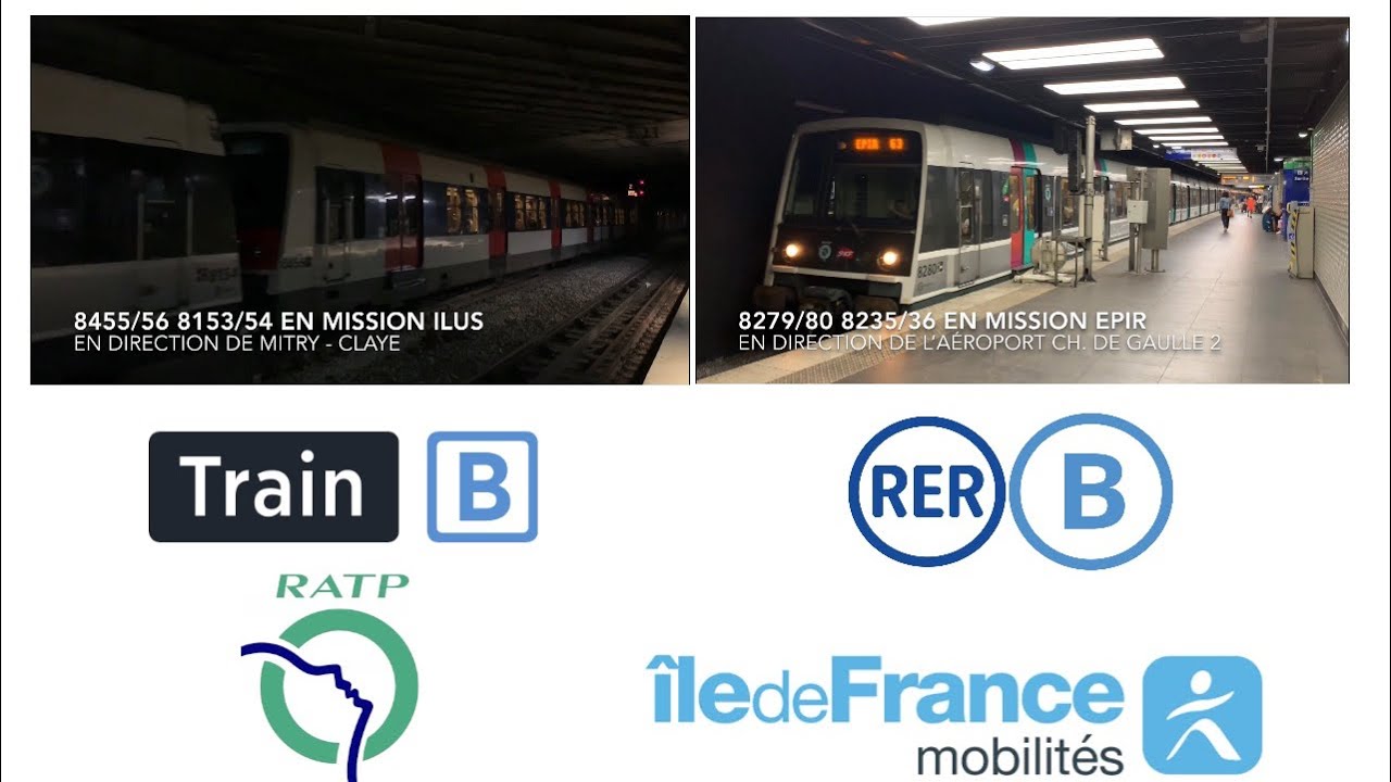 ( RER B ) Quelques MI79 et MI84 en Gare de Châtelet-Les Halles