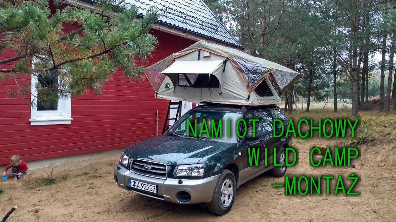 [Family] Kupiliśmy namiot dachowy Wild Camp OHIO 160. Problemy z montażem. Cz.1.