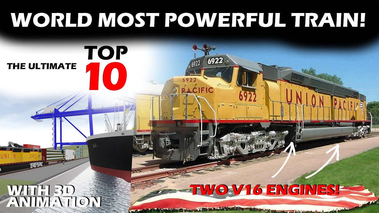 TOP 10 MOST POWERFUL LOCOMOTIVES IN THE WORLD!