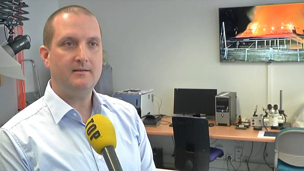 TELE TOP:  Ein Schaffhauser Brandermittler gibt Einblick in seine Arbeit