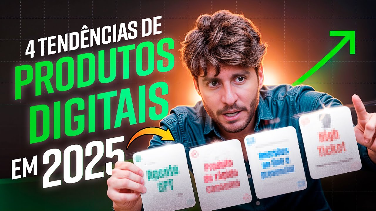 4 TEND&Ecirc;NCIAS de INFOPRODUTOS para VENDER MUITO em 2025