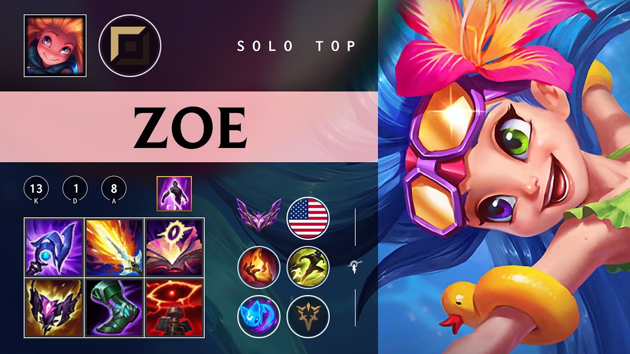 Zoe Top vs Ambessa - NA Master Patch 26.04