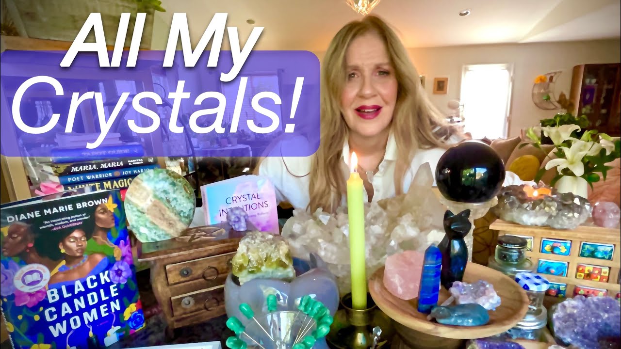 All My Crystals + Uses, Book, Cards, Unboxing, Storytime ASMR Reiki