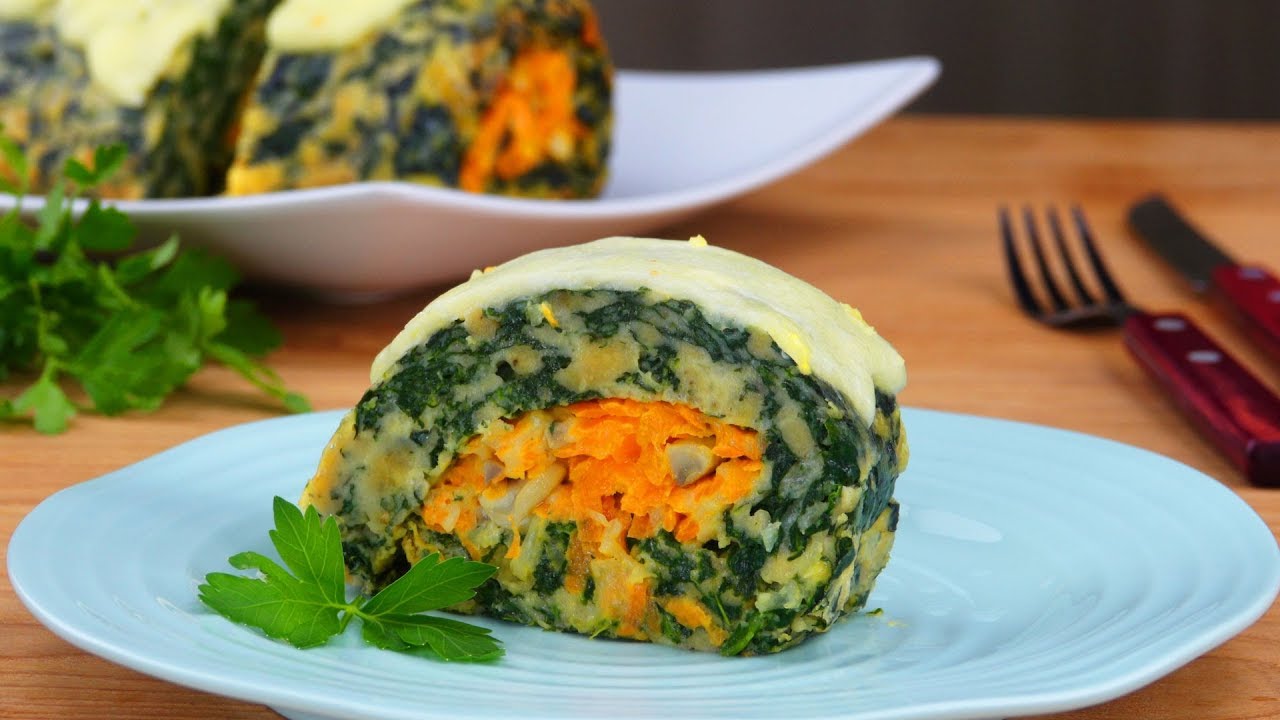 Rotolo agli spinaci: il buon gusto &egrave; tutto vegetariano!