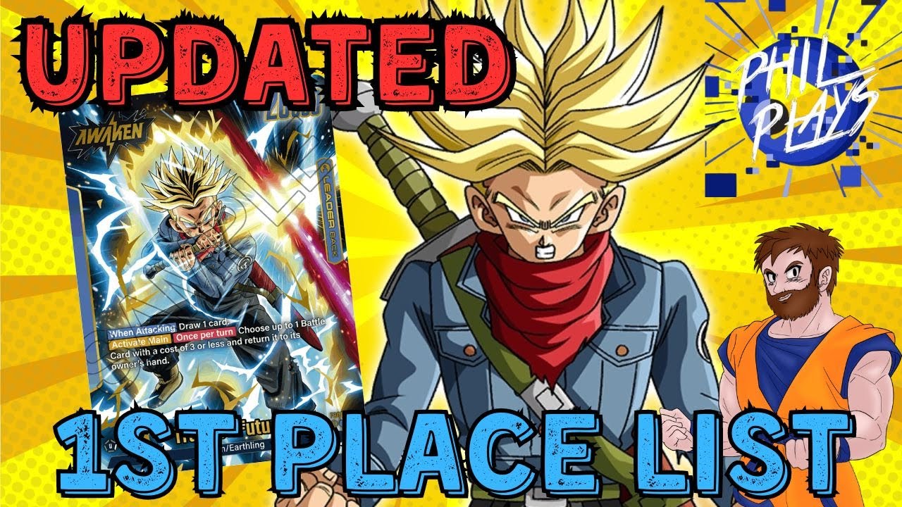 UPDATED 1st Place Trunks List! Advantage Trunks Build! Dragonball Super Fusion World
