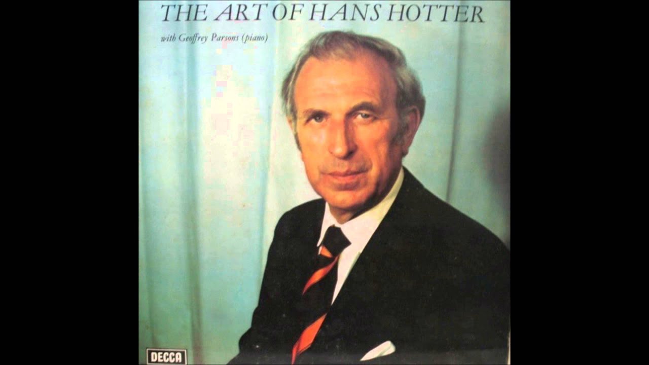 HANS HOTTER singt 