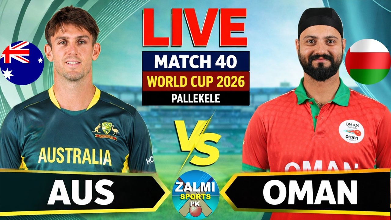 Live: AUS Vs OMA T20 WC Match |Live Cricket Match Today | AUS vs OMA 40th T20 2ND innings #livescore