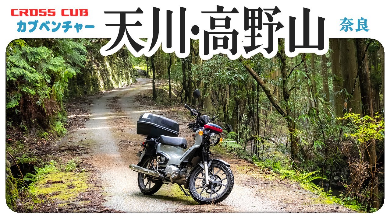 夏の酷道ツーリング！【クロスカブ】天川村〜高野山 HONDA CROSS CUB 110 ADVENTURE in Japan #モトブログ #クロスカブ #ツーリング