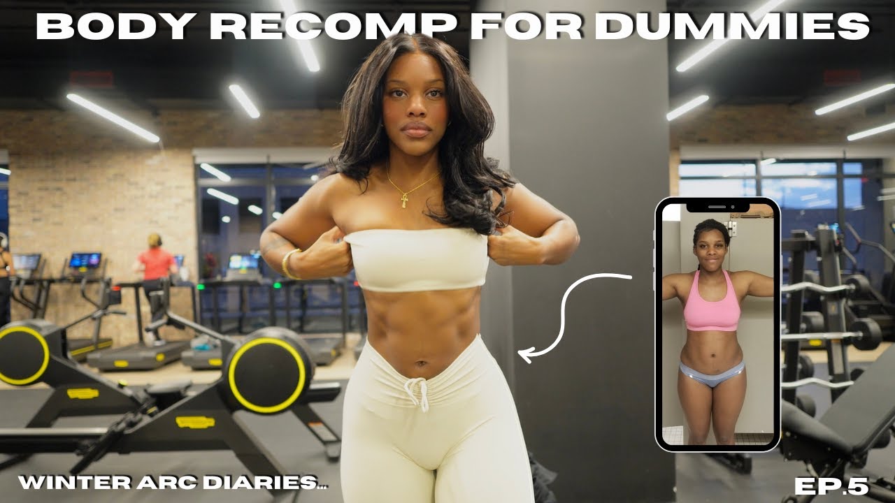 Winter Arc Diaries ep. 5 | step by step body recomp guide, BetterMe haul, full glute workout