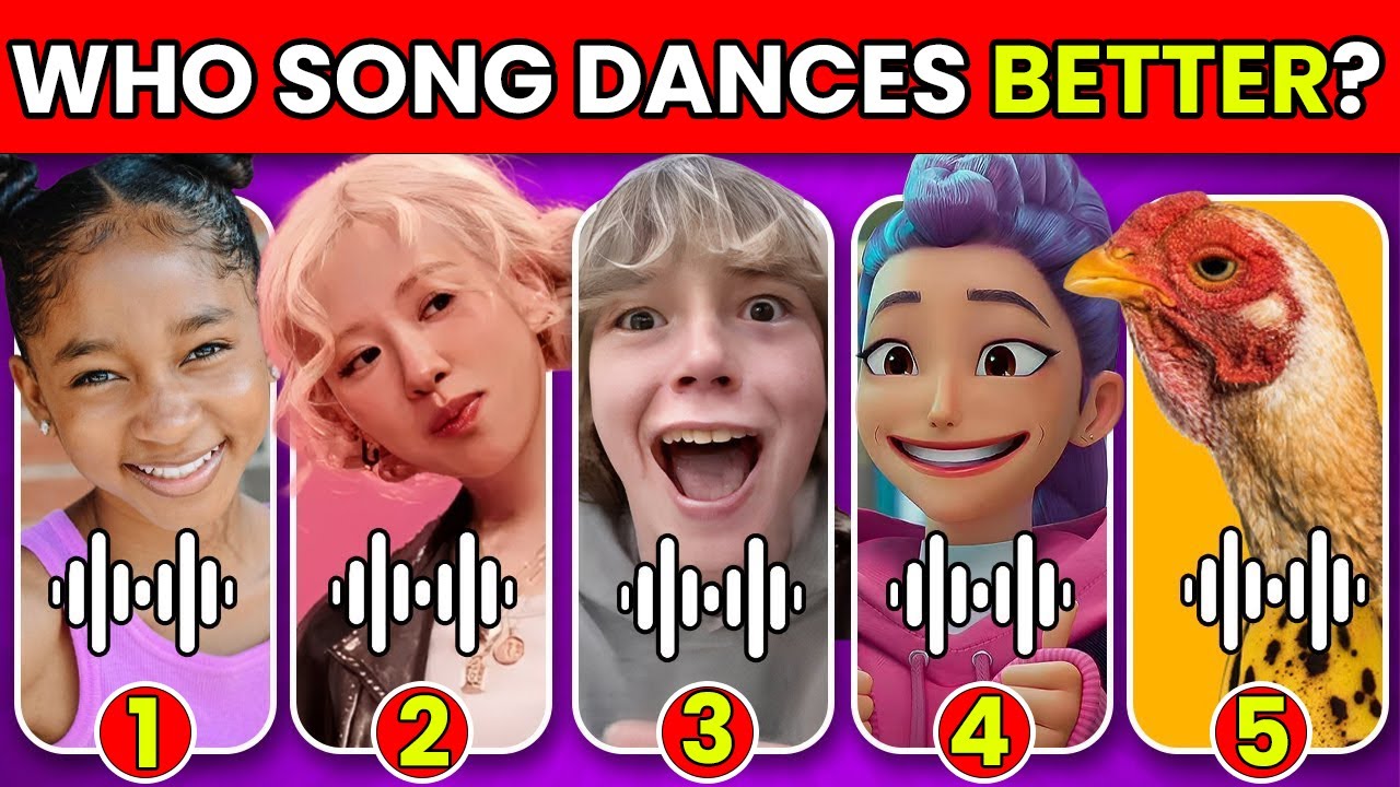 Guess Who Is Singing?🎶 & Youtuber and MEME By DANCE | Kpop Demon Hunters,Lay Lay,Salish,MrBeast