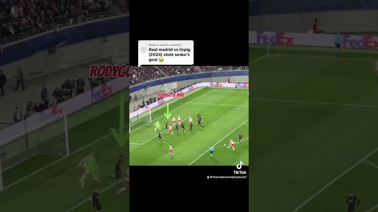 RB Leipzig&rsquo;s Sesko robbed of goal vs Real Madrid (2024 UCL)